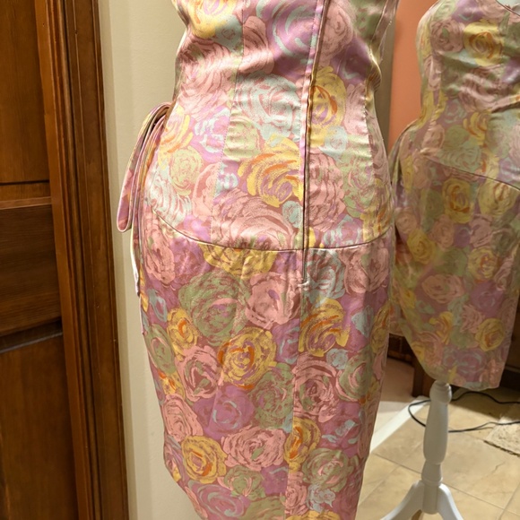 A J Bari Vintage Cocktail dress with jacket.  Silk. size 4 - Picture 2 of 4